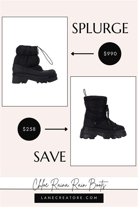 chloe rain boot dupes|chloe boot dupe designer.